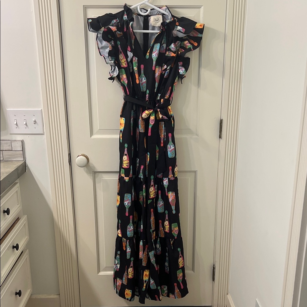 Fantastic Fawn colorful print jumpsuit romper